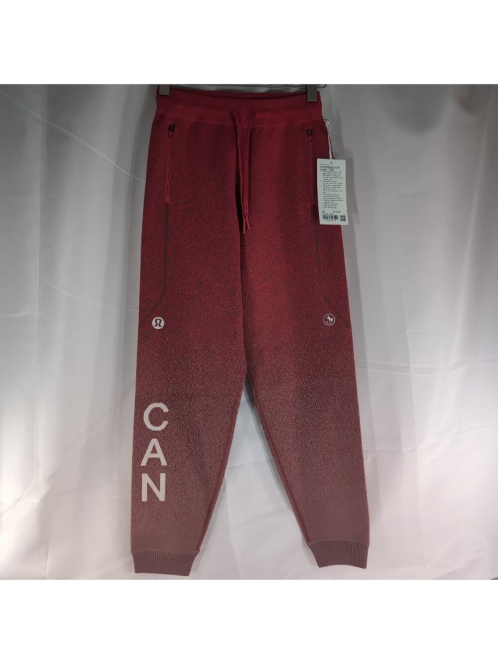 Lululemon NEW Knit Relaxed-Fit HR Jogger TCPA XS LW5FRKS $178 Red Team Canada
